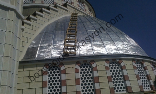 Bolu Camii Kubbesi Alüminyum Kaplamaları